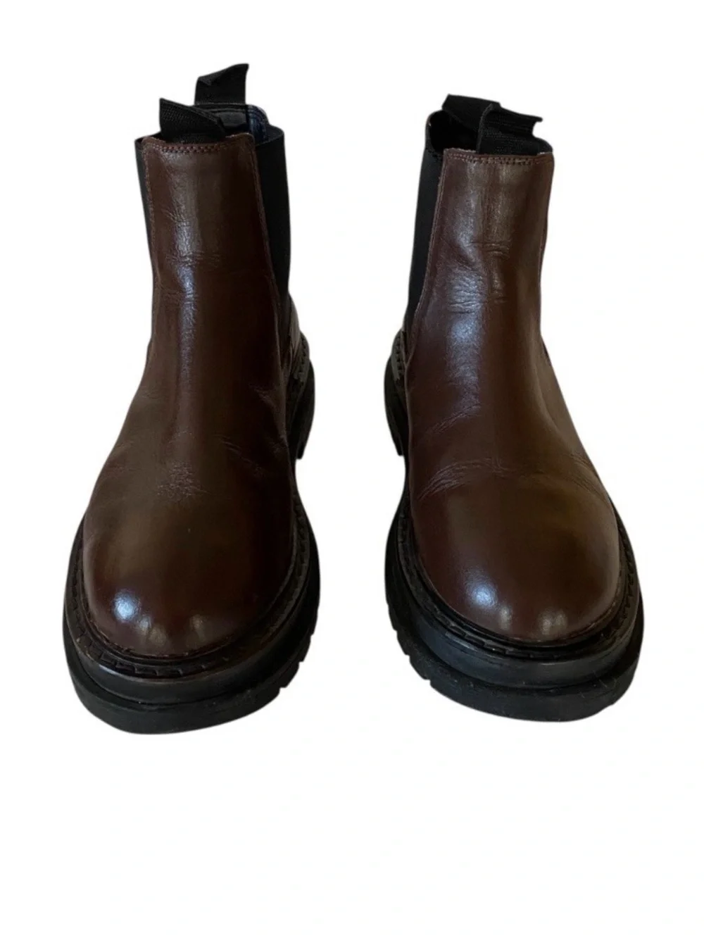 ASOS Design Chocolate Brown Chelsea Boots Mens 4 Women’s 5.5-6